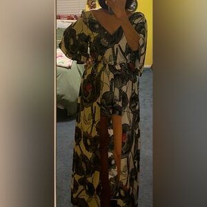 Band of Gypsies Floral Maxi Romper Dress Size S